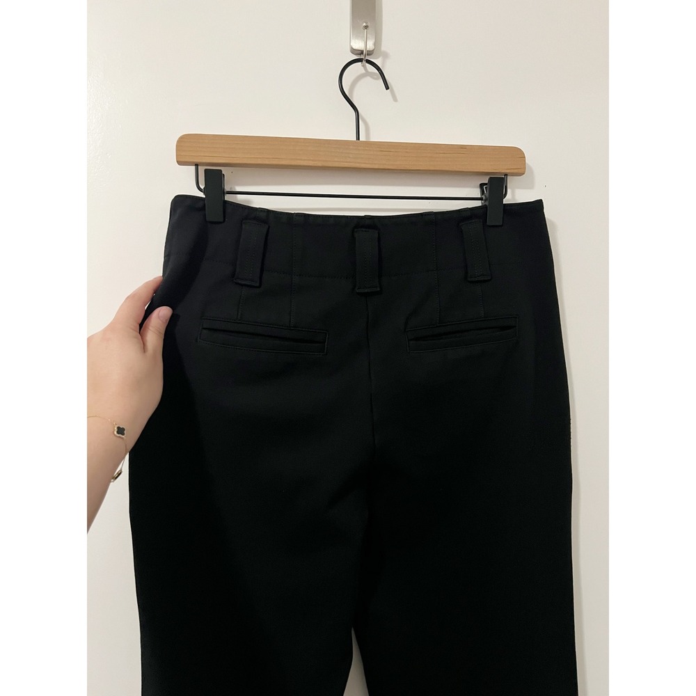 Maeve by Anthropologie Black High Waisted Flare Leg Pants Women's US 10 - Picture 12 of 14